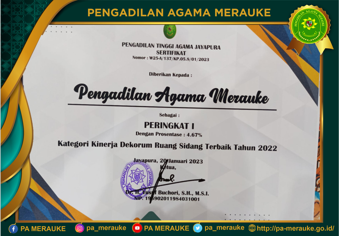 Peringkat 1 Dekorum