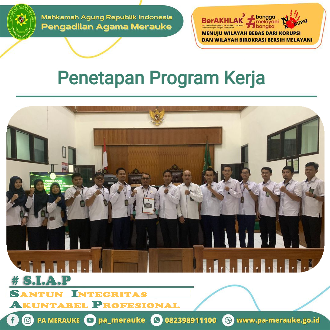 penetapan proker 3
