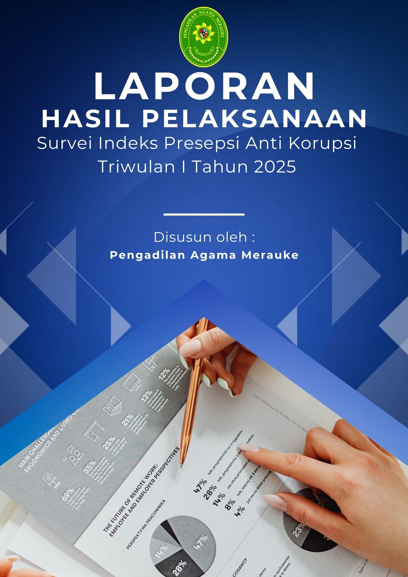 biru modern Sampul Laporan Keuangan Dokumen A4